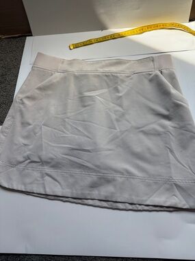 Women's Cream A-Line Skirt